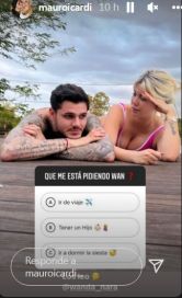 Mauro Icardi reveló el pedido especial que le hizo Wanda Nara