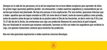 Día de los Inocentes: Havanna hizo una broma y terminó de la peor manera