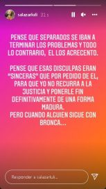 Luli Salazar estalló de bronca y disparó contra Martín Redrado en sus redes