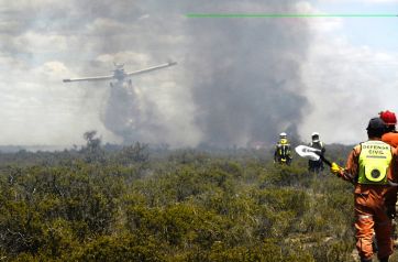 El humo de los incendios de Puerto Madryn llegó a Buenos Aires