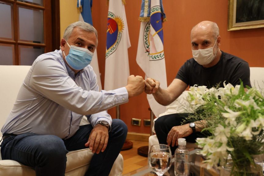 Larreta y Morales: reunión para bajar tensiones