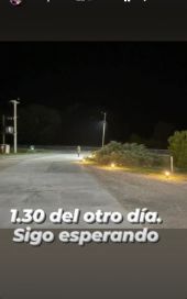 Campi relató la noche de terror que vivió junto a sus hijos varados en la ruta