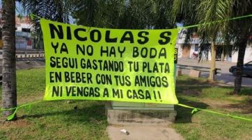 Una novia canceló su casamiento con un llamativo pasacalles y se volvió viral