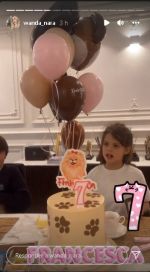 El sentido mensaje de Wanda Nara a su hija Francesca por el cumpleaños