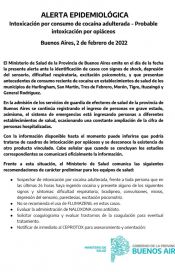 Cocaína adulterada: se confirmaron al menos 20 muertos y 49 internados