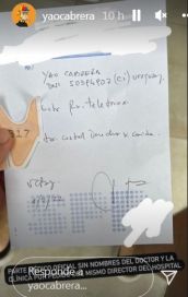 El mensaje de Yao Cabrera tras su caída de un tercer piso