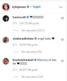 Kylie Jenner y Travis Scott presentaron a su segundo hijo