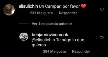 El picante comentario de Benjamín Vicuña a su nueva novia