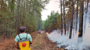 Incendios en Corrientes: evacuaron a turistas de un hotel por el avance de las llamas