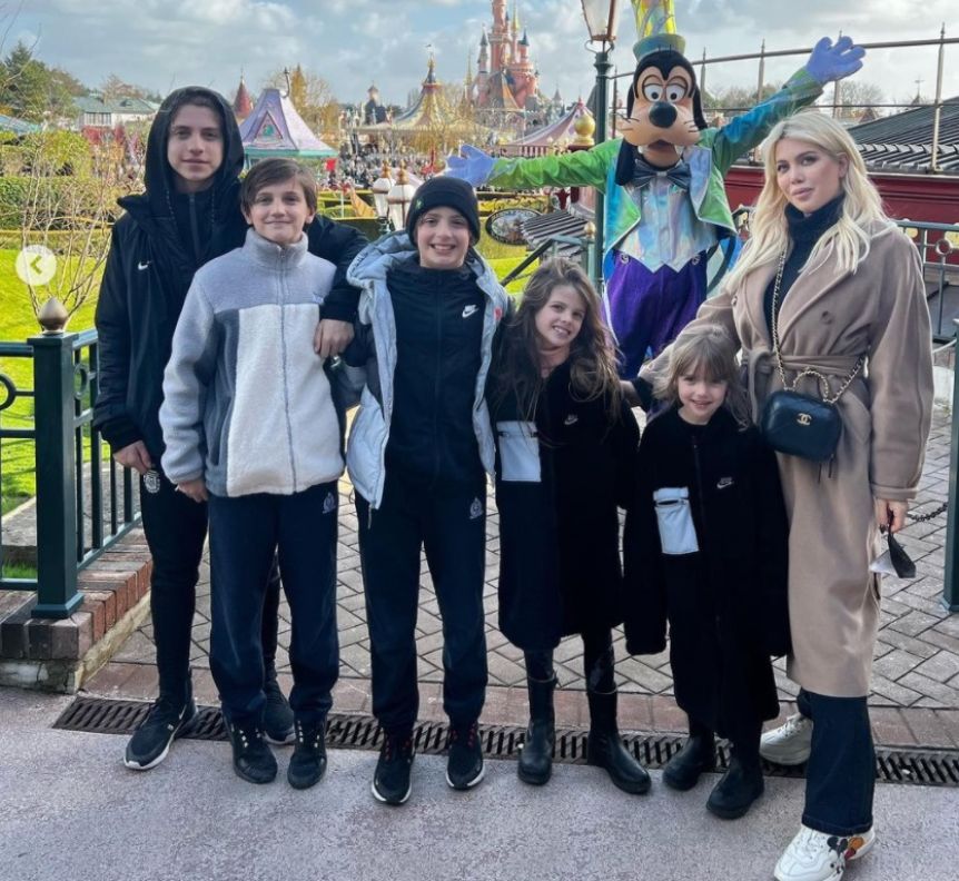 Wanda Nara celebró el cumpleaños de su hijo Benedicto en Disney