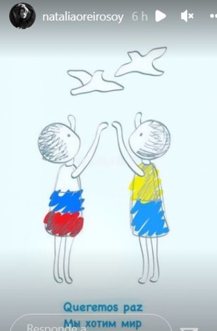 El mensaje de Natalia Oreiro tras la guerra entre Rusia y Ucrania
