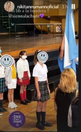 Nicole Neumann y Fabián Cubero acompañaron a sus hijas en el inicio de clases