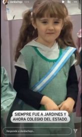 Dani La Chepi respondió furiosa a las críticas por la educación que elige para su hija
