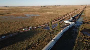 Descarriló un tren cerca de Olavarría y hay heridos