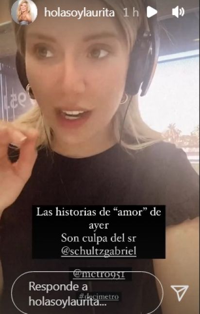 Laurita Fernández explicó los motivos de su posteos amorosos