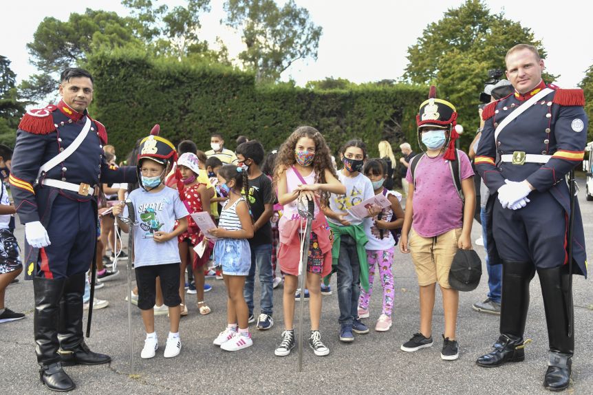 Niñas y niños de Quilmes compartieron actividades con Fabiola Yáñez
