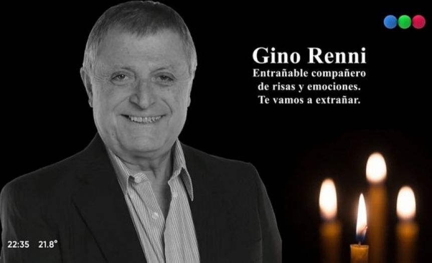 Gino Renni apareció en “El primero de Nosotros” a siete meses de su partida