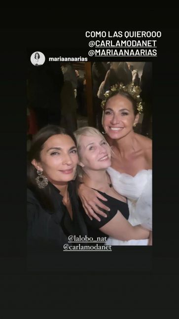 Natalia Lobo se casó a los 52 años y compartió las imágenes de su boda