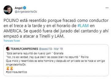 Ángel de Brito sorprendió al contar cómo nació la bronca de Marcelo Polino