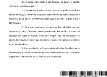 Megatoma: Ramos Padilla aclaró su fallo y habló de información 