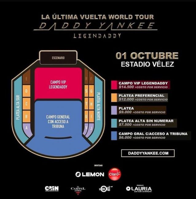 Furor por Daddy Yankee: arrancó la venta para su show en Argentina