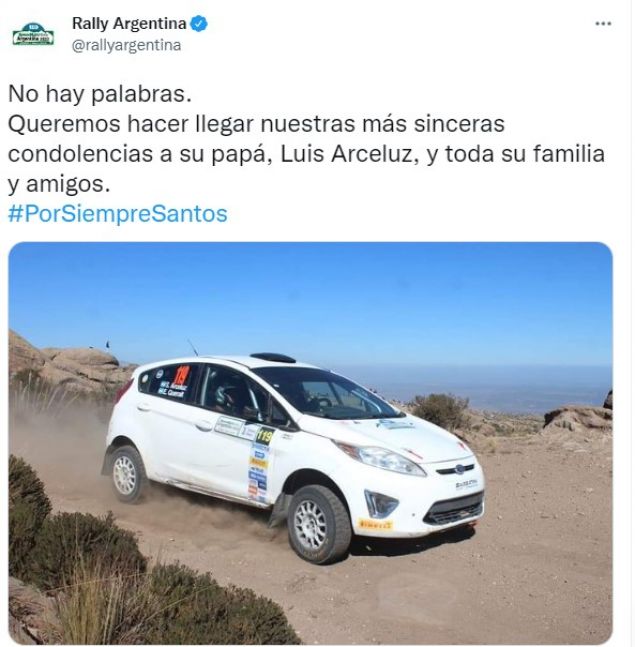 Tragedia en Córdoba: falleció un joven piloto de rally Argentina