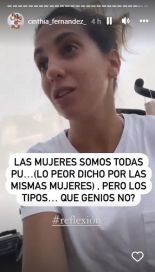 La fuerte reflexión de Cinthia Fernández tras la foto de Esteban Lamothe desnudo