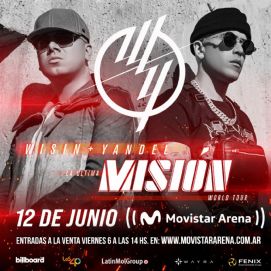 Wisin y Yandel anunciaron su último show en Argentina