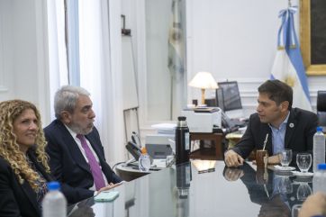 Aníbal-Kicillof: una foto para calmar las aguas en medio de la interna en el FdT