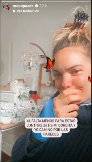La angustia de Macarena Paz al decorar el cuarto de su hija: Donde iba a haber juguetes, hay insumos