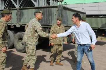 Emergencia hídrica: reuniones en Gobernación y llegada del Ejército a Carlos Casares