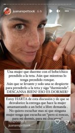 Juana Repetto reflexionó sobre la maternidad: 