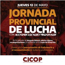 CICOP no se conforma con el 60% y pedirá reapertura de paritarias