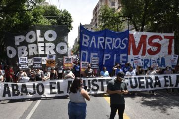 Con más reclamos al Gobierno, llega la marcha federal piquetera a la Plaza de Mayo