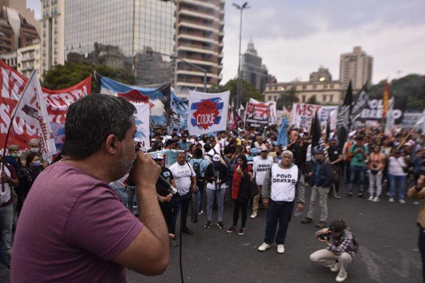 Con más reclamos al Gobierno, llega la marcha federal piquetera a la Plaza de Mayo