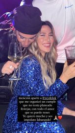 Jimena Barón celebró sus 35 años junto a su novio: “Amén al amor”