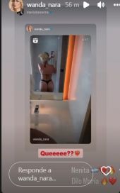 El posteo hot de Wanda Nara con un guiño a María Becerra