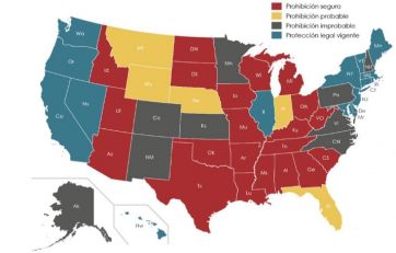 El Tribunal Supremo eliminó el derecho al aborto en Estados Unidos