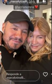 El reencuentro de Marcelo Tinelli, Ricardo Montaner y Cris Morena