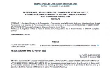 La Provincia da vía libre para la construcción de seis nuevas alcaidías en el Conurbano