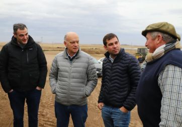 Néstor Grindetti recorrió la Provincia y criticó el proyecto de salario universal