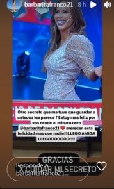 Barby Franco confirmó su embarazo: 