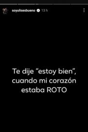 Los llamativos posteos de Ulises Bueno luego de que se confirmara su separación de Rocío Pardo
