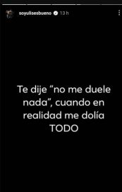 Los llamativos posteos de Ulises Bueno luego de que se confirmara su separación de Rocío Pardo