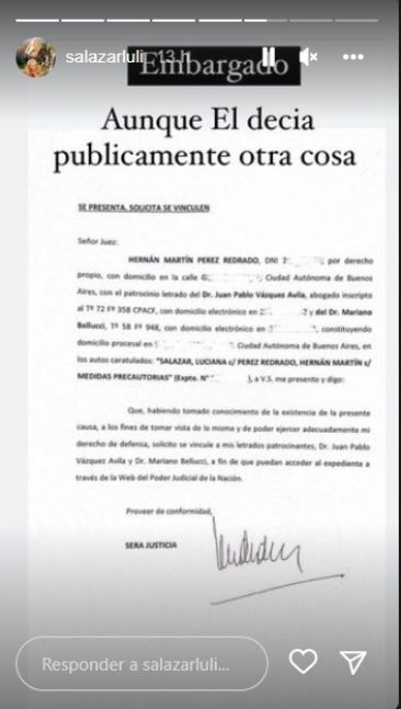 Luciana Salazar mostró las pruebas del embargo a Martín Redrado: Siempre con la verdad