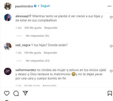 El furioso descargo de Paulo Londra tras las críticas por irse de viaje con su novia y sin sus hijas