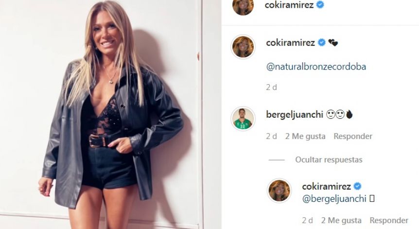 Coki Ramírez presentó su nuevo amor en las redes sociales