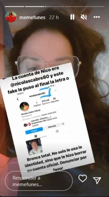 Duró poco: Nicolás Cabré se creó un perfil en Instagram y ya tuvo problemas