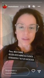 Duró poco: Nicolás Cabré se creó un perfil en Instagram y ya tuvo problemas