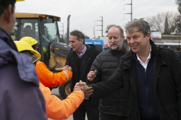 Nación y Provincia supervisaron obras en la Ruta 4